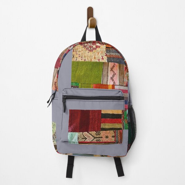 Item preview, Tradional Kilim patchwork multi colored design designed and sold by Stravaigin.