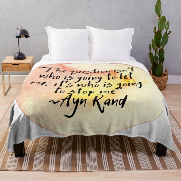 Item preview, "The question isn't who is going to let me; it's who is going to stop me" | Quote by Ayn Rand designed and sold by cattiktoks1718.