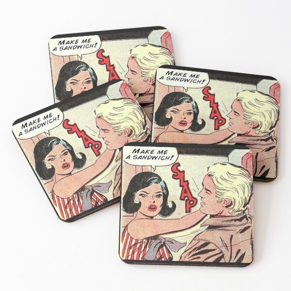 Item preview, Make me a sandwich funny feminist art designed and sold by Norwegian-Moose.
