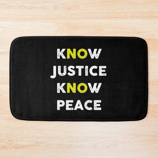 Item preview, KNOW JUSTICE KNOW PEACE designed and sold by GoldenDov.