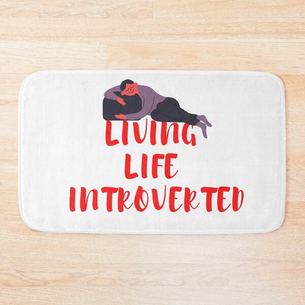 Item preview, Living Life Introverted Gracioso introvertido Print designed and sold by Mary Riley.