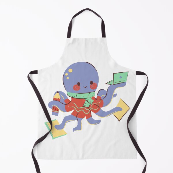 Item preview, Cute working octopus designed and sold by afrapaints.