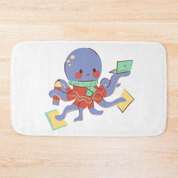 Item preview, Cute working octopus designed and sold by afrapaints.
