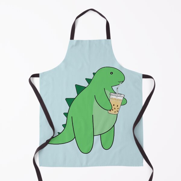 Item preview, Dino Boba with drink sticker and T-shirts designed and sold by Sharath98.