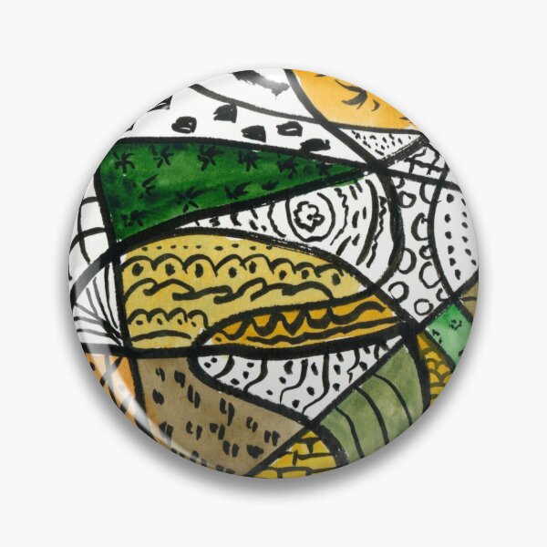 Item preview, Patterned Indian Gold colour mix doodle designed and sold by Melindrea.