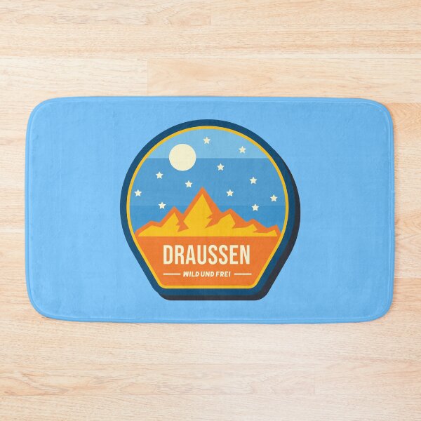 Item preview, Outside Wild And Free | German hiking designed and sold by Ainbowz-Artwork.