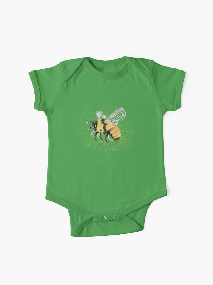 Orange-belted Bumblebee (Bombus ternarius) Baby One-Piece for