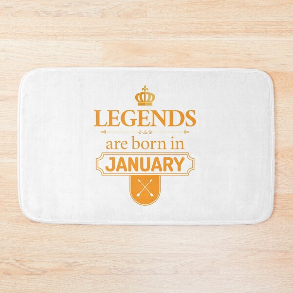 Item preview, Legends Are Born In January | Birthday Gift | designed and sold by Minimalwiz.