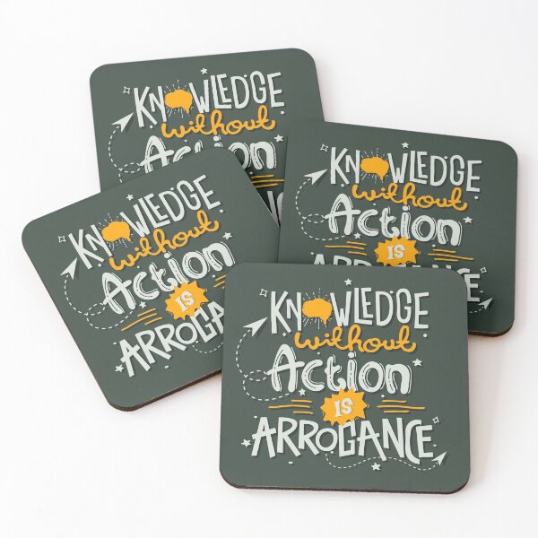 Item preview, Knowledge Without Action Is Arrogance designed and sold by Printoweb.