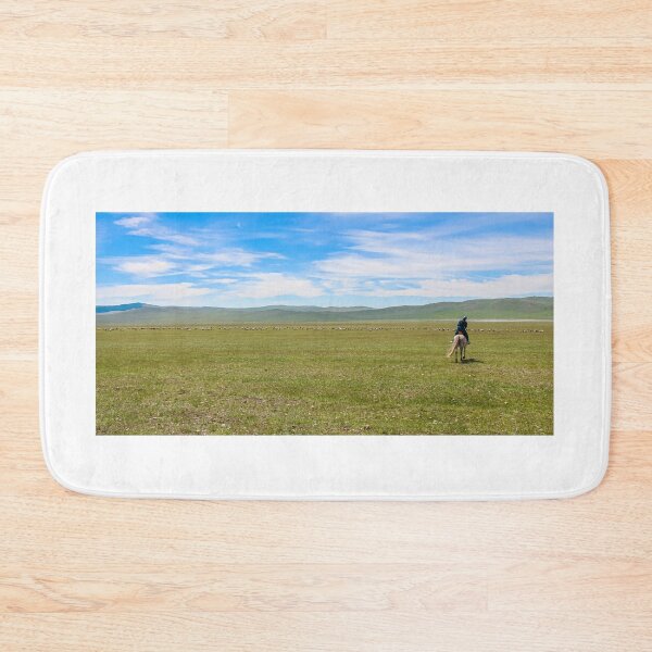 Item preview, A female mongolian herder, herding cattle on the grassland by horse designed and sold by SnapTPhotograph.