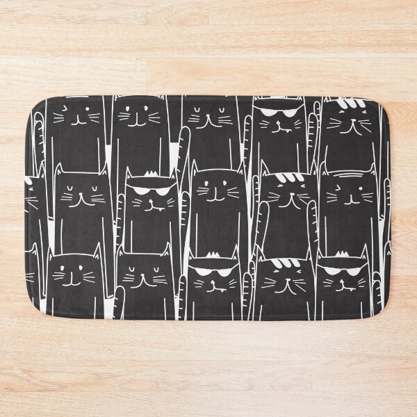 Item preview, Kawaii Cute Black Cats designed and sold by Walk-It-Off.