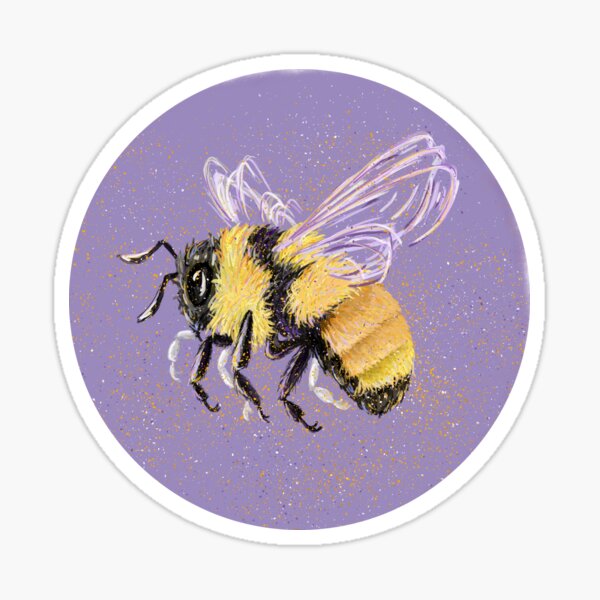 Orange-belted Bumblebee (Bombus ternarius) Sticker