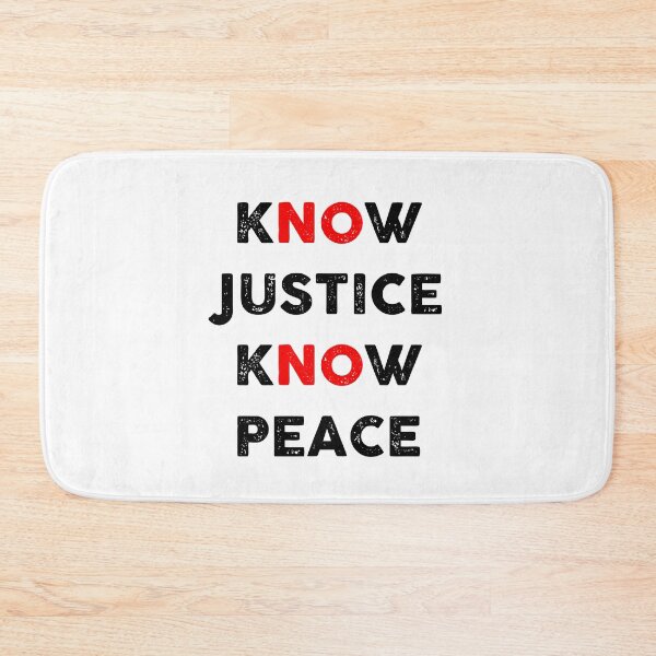 Item preview, KNOW JUSTICE KNOW PEACE designed and sold by GoldenDov.