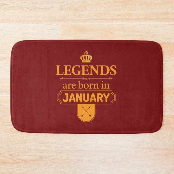 Item preview, Legends Are Born In January | Birthday Gift | designed and sold by Minimalwiz.