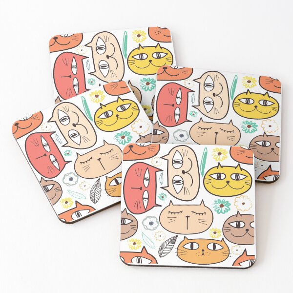 Item preview, Kawaii Cute Cats & Flowers designed and sold by Walk-It-Off.
