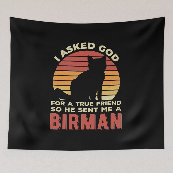 Item preview, Funny Birman Cat designed and sold by artworkbyrihen.