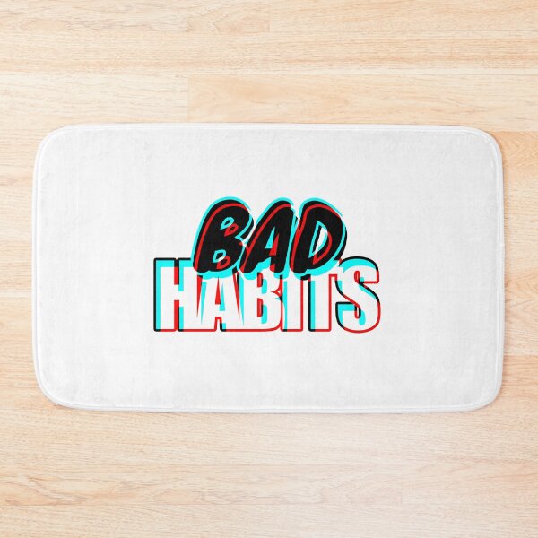 Item preview, Bad Habits Graphic Text designed and sold by mbalo.