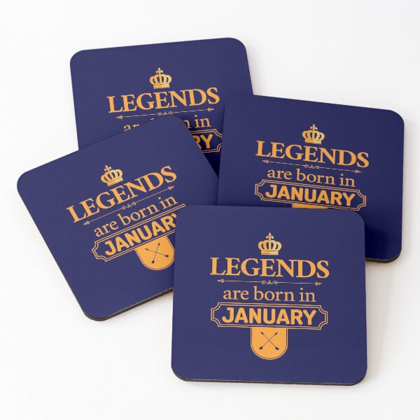Item preview, Legends Are Born In January | Birthday Gift | designed and sold by Minimalwiz.