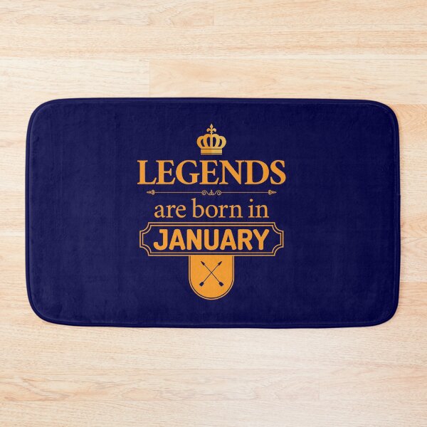 Item preview, Legends Are Born In January | Birthday Gift | designed and sold by Minimalwiz.