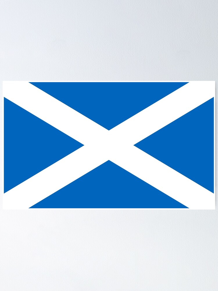 Scotland Flag Scottish Independence Movement white cross on blue background  HD High Quality