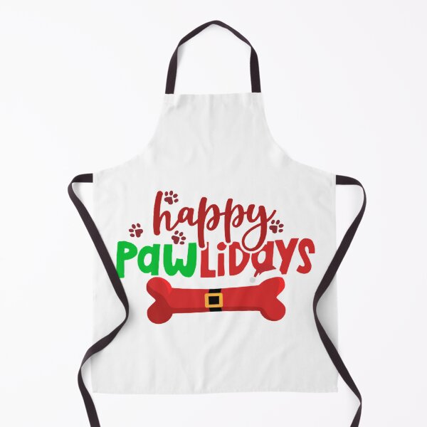 Item preview, Christmas happy pawlidays funky dog merch designed and sold by Sovik Goswami.
