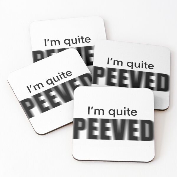 Item preview, I’m quite peeved designed and sold by Caitlyn Phillips.