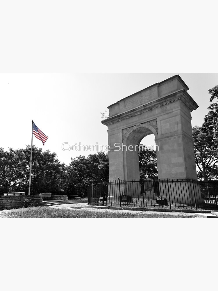 "Rosedale Memorial Arch, Kansas City" Sticker for Sale by cathysherman