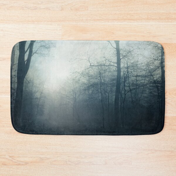 Item preview, Dark Paths - Misty Forest on a November day designed and sold by Dyrk Wyst Redbubble Shop.
