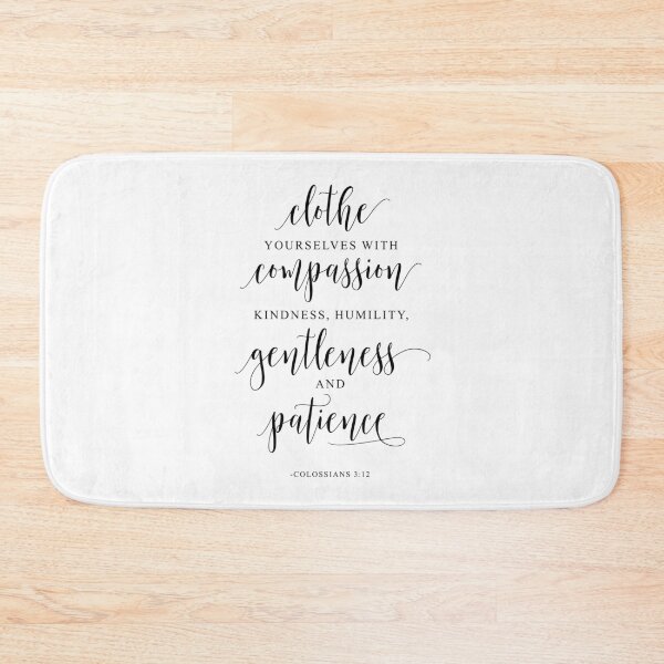 Item preview, Clothe Yourselves With Compassion, Colossians 3:12, Bible Verse, Christian Gift, Scripture Art designed and sold by aenaonartwork.