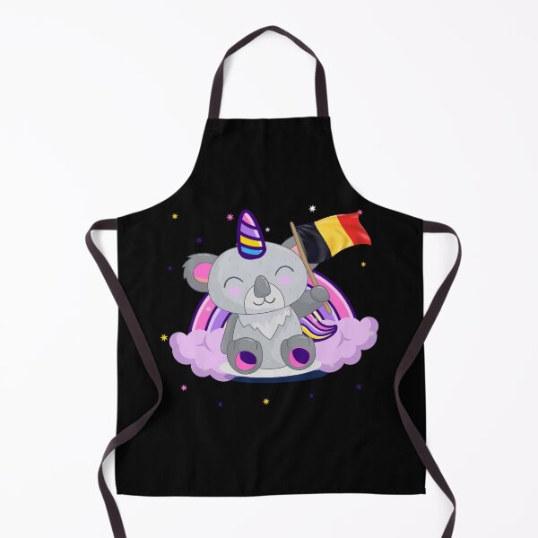 Item preview, Koala-unicorn celebrate Belgium day gift - Koalacorn digital illustration designed and sold by OMCreative.