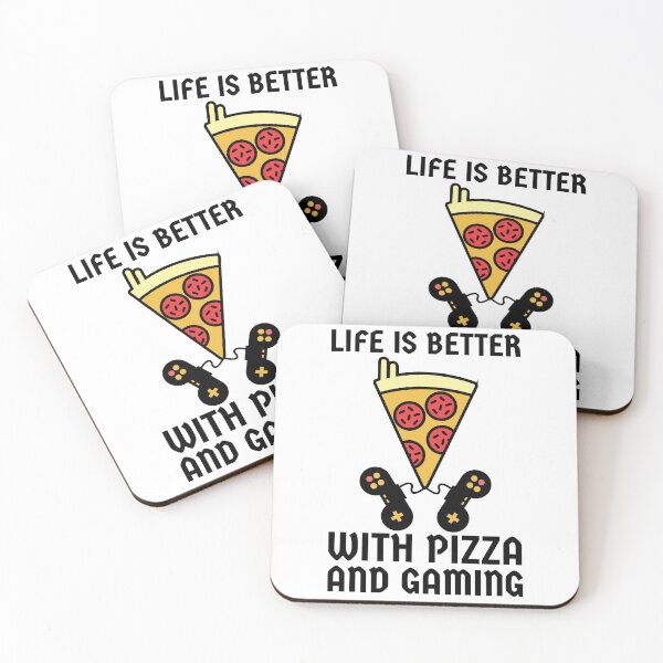 Item preview, Life Is Better With Pizza And Gaming designed and sold by BahiaStyle.