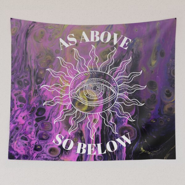 Item preview, As Above, So Below (purple) designed and sold by lunarelves.