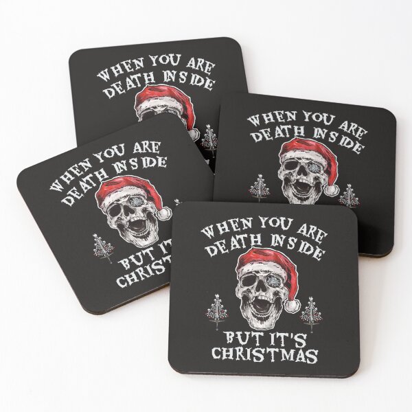 Item preview, When you're dead inside but it's christmas - Creepy Hail Santa Clause designed and sold by MyFreakyWorld.