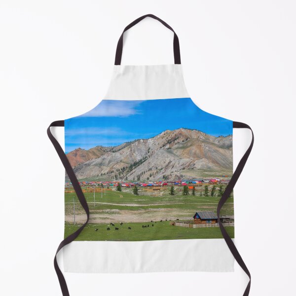 Item preview, Remote Mongolian town of Altraga on a summers day designed and sold by SnapTPhotograph.