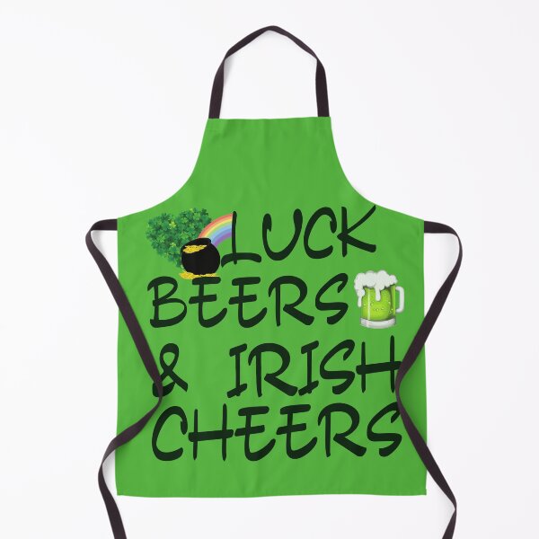 Item preview, Luck Beers and Irish Cheers, Patricks Day Tee, St Pattys Funny Quote Gift designed and sold by AmazingEcraft.