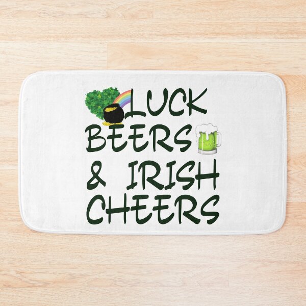 Item preview, Luck Beers and Irish Cheers, Patricks Day Tee, St Pattys Funny Quote Gift designed and sold by AmazingEcraft.