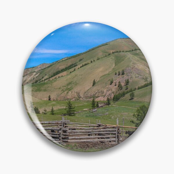 Item preview, A cattle pen in the Mongolian mountains, surrounded by grassland designed and sold by SnapTPhotograph.