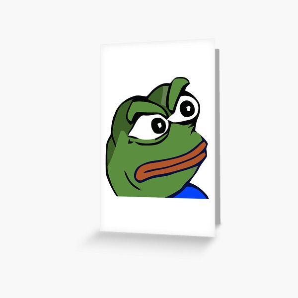 Angry Pepe Greeting Cards | Redbubble