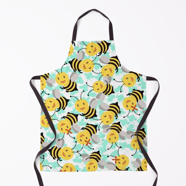 Item preview, Cute Bumble Bee Floral pattern designed and sold by Rajpramanik.