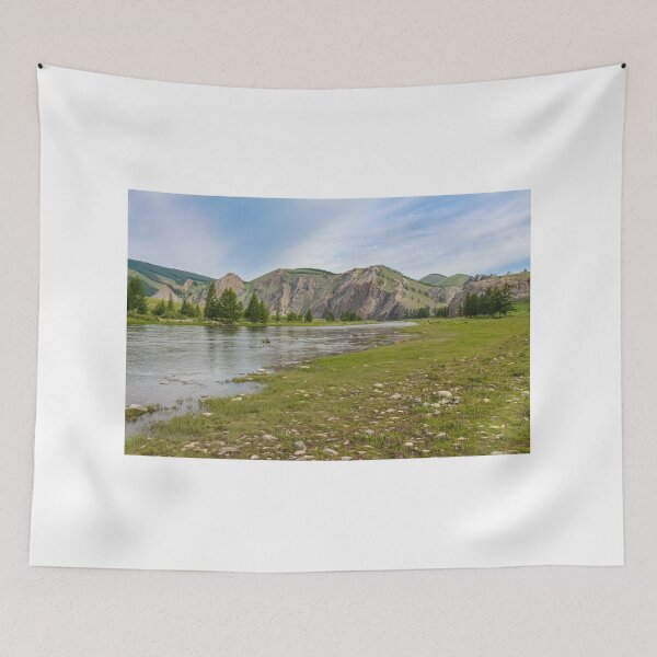 Item preview, Early morning on the Delger Moron River in Mongolia designed and sold by SnapTPhotograph.