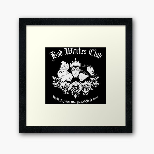 Item preview, Disney Villains Bad Witches Club Group Shot Graphic T-Shirt designed and sold by maxxvel.