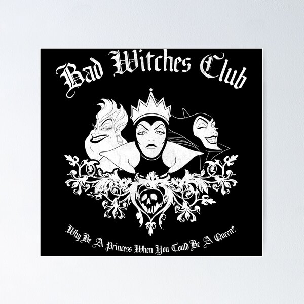 Item preview, Disney Villains Bad Witches Club Group Shot Graphic T-Shirt designed and sold by maxxvel.