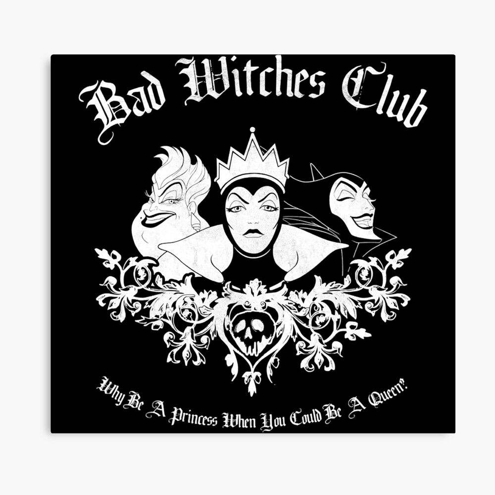 NWT DISNEY BAD WITCHES CLUB ATHLETIC LONG SLEEVE SHIRT 