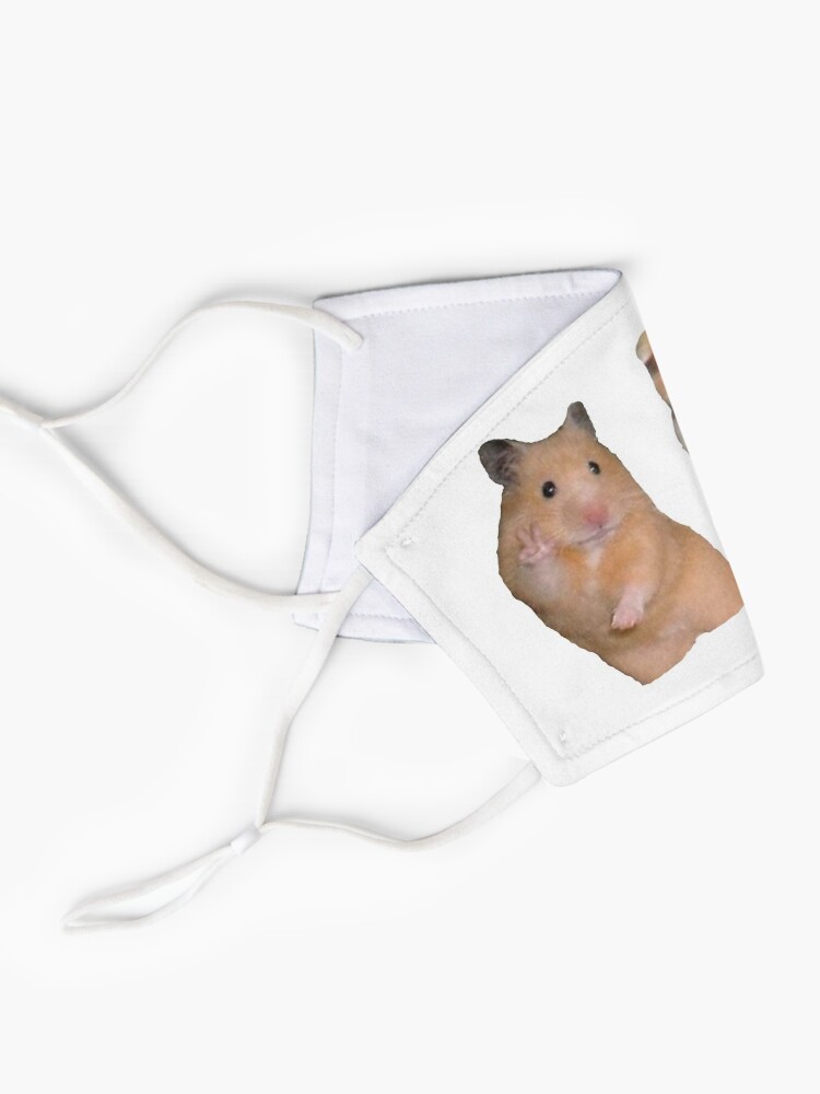 Alternate view of Peace Sign and Screaming Hamster Mask