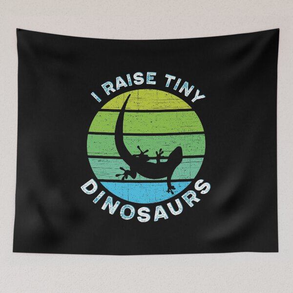 Item preview, I Raise Tiny Dinosaurs Gecko designed and sold by DeeXdesigns.