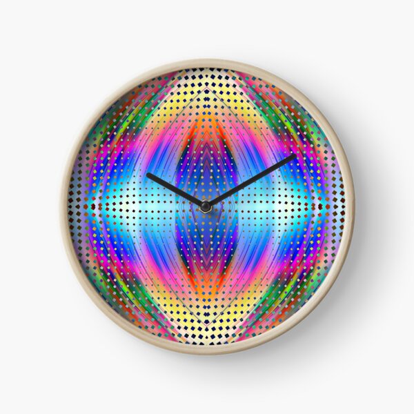 Trippy Pattern Clock