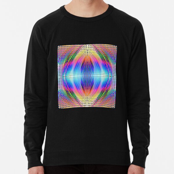 Trippy Pattern Lightweight Sweatshirt