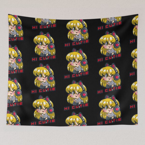 Item preview, Hi Cutie Manga Anime Video Gamer Girl designed and sold by KC-Clothing-Co.