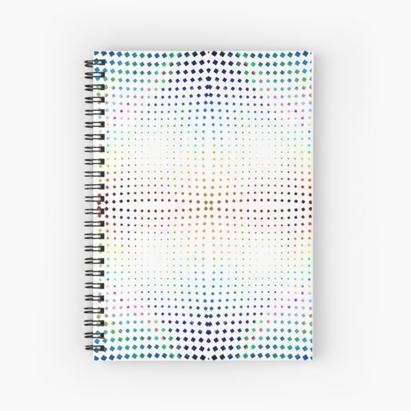 Trippy Pattern Spiral Notebook