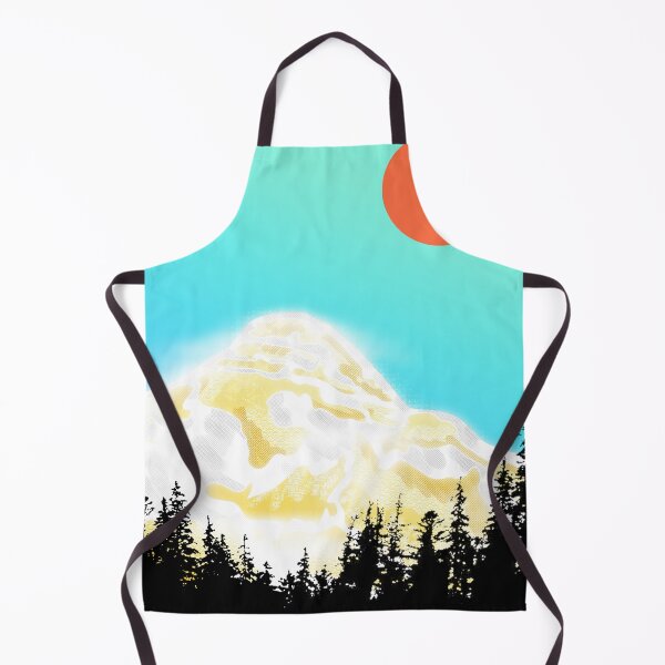 Item preview, cloudy mountains yellow designed and sold by Catherine Milchard.